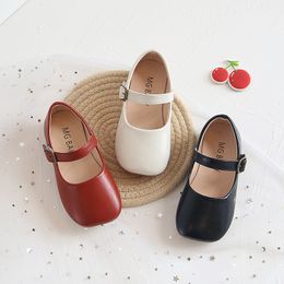 Girls Leather Shoes Kids Wedding Shoes Children Princesss Fashion Dancing Toddler Baby Casual for 1-6 Years