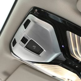 Car Styling Front Reading Lights Decorative Frame Cover Trim For BMW 3 Series G20 G28 2020 Interior Carbon Fiber Color Sticker