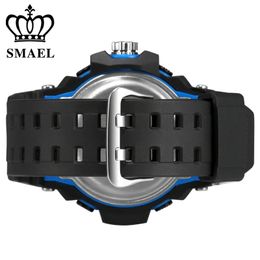 SMAEL Watches Men Military Army Watch Led Digital Mens Sports Wristwatch Male Gift Analogue Shock Watch Relogio Masculino Reloj LY19220B