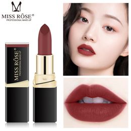 European and American style North Star poisoning chocolate color lipstick matte matte unicorn coffee brown chestnut black