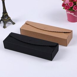 macaron biscuit pancake packaging boxes gift wrap kraft paper box jewelry cake for package