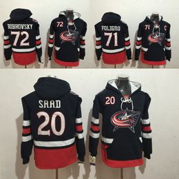 blue jackets jersey hoodie