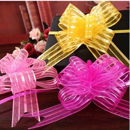 Gift Packing Pull Bow Ribbons Gift Wrapping Wedding Party Decoration Pullbows