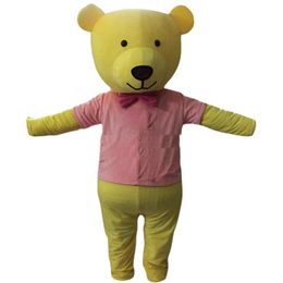 2019 factory hot bear Mascot Costume Cartoon Real Photo