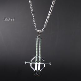 2019 new punk band rock Jewellery 34*54mm Ghost B.C. Nameless Ghoul King Necklace Stainless Steel Merch Logo Symbol Curb chain 4mm 24 inch