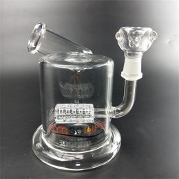 4.3Inches Mini glass water pipes hookahs Matrix Perc Percolator oil burner dab rig