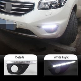 2PCS DRL For Renault koleos 2011 2012 2013 2014 LED Daytime Running Light Warning Light Fog lamp Car Accessories