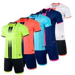 -Leer kinder jersey set erwachsene fußball kits kleidung männer trainingsanzug kurze kinder fußball training anzug sport tragen uniform