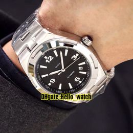 Cheap New Overseas 47040/B01A Black Dial A2813 Automatic Mens Watch 41mm 316L Stainless Steel Bracelet Gents Sport Watches Hello_watch