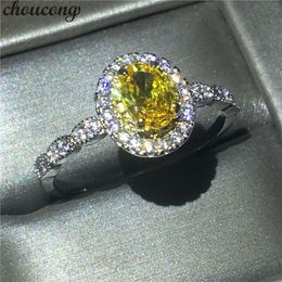 choucong Simple fashion ring 5A zircon Crystal 925 sterling silver Anniversary Wedding Band Rings For Women men Jewellery