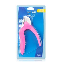 Tamax NA069 1pc Luxury u shape stainless Steel Head Nail Clipper Acrylic Gel French False Nail Tips edge Cutter Nail art Tools Wholesale