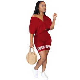 New Plus size 3X Summer women short sleeve T-shirt crop top shorts two piece set solid Colour outfits casual plain sportswear 2964