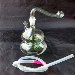 Double water bottle gourd Wholesale Glass bongs Oil Burner Glass Pipes Water Pipes Glass Pipe Oil