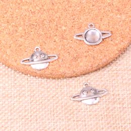 133pcs Charms saturn planet spark star 13*17mm Antique Making pendant fit,Vintage Tibetan Silver,DIY Handmade Jewelry