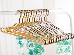 200 pieces/batch gold purple Aluminium alloy hanger, strong metal hanger, suitable for shirts, sun top hanger 42 cm