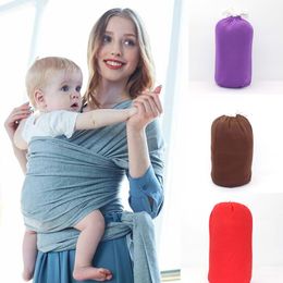 Breastfeed Gear Sling Baby Stretchy Wrap Carrier Infant Baby Stretchy Strollers Gallus Kids Breastfeeding Sling Hipseat Backpacks M2035