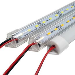 DC 12V Hard LED Strip light SMD 5630 5730 50cm led Bar Light with U Aluminium shell 0.5m