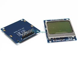 Freeshipping 10PCS e Single chip computer development Board LCD module Nokia 5110 screen compatible 3310 LCD 84*84