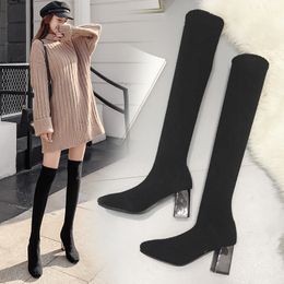Para Mujer Damas Marrón real de cuero fuelle diseñador largo Botas Para Ventas