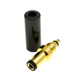 TaiWan Top Quality Gold Plating 2.5 x 5.5mm DC Power Male Plug Connector,2.5mm DC Jack Plug,Large Current 9.5mm