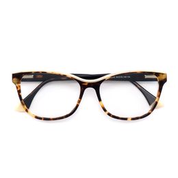 Wholesale-New Cat Eye Glasses Frames Retro Acetate Multicoloured Computer Eyeglasses Myopia Full Optical Eyew High Quality Spectacles