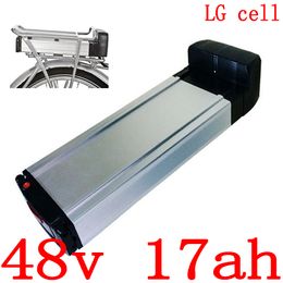 48V 1000W battery pack 48v 17ah electric bike 17AH 18AH lithium ion use LG cell with 30A BMS+54.6V 2A charge