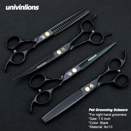 7 inch grooming cat cutting dog thinning scissors up curved shears puppy trimmer tools kit pet beauty