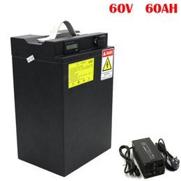 lithium ion battery for electric cycle UK - Long Cycle Life Lithium ion battery 60v 60ah for Electric Motorcycle with 5A charger