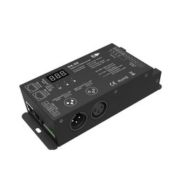 4CH*8A 12-36VDC CV DMX Decoder D4-XE 4 ChDecoder D4-XE DMX512 project with Iron Shell Cannon Head/Wire/Terminal Interface