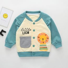 Children Clothing Boys Girl Outerwear Baby Jacket Cartoon Printed Classic Coat Toddler Kids Jackets Coat Fashion Tops Baby Clothes