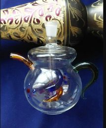 Teapot Hookahs, Wholesale Glass Bongs Oil Burner Pipes Water Pipes Pipe Oil Rigs Smoking, Free Shipping
