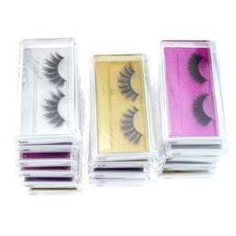 3D Mink eyelash False Eyelashes Natural Long Fake Eyelash Extension Thick Cross Faux 3d Mink Eyelashes faux mink eyelash