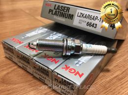 4pcs LZKAR6AP-11 6643 NGK Teile Laser Platinum Spark Plug fits for 2006-2017 Nnissan Micra Frontier Sentra NV200 Cube Versa Altima