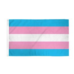 Hot Sale 3x5ft Transgender Flag Custom Flags Banners Polyester Hanging Advertising Cheap Price Design your Own Flag