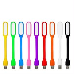 Portable USB LED Lamp Light Flexible Bendable Mini USB Light for Notebook Laptop Tablet Power Bank USB Gadets with or witout package