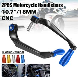 2Pcs/set CNC Aluminium Motorcycle Handlebar Brake Clutch Levers Protector Guard For Yamaha R3 R25 Yzf R1 R6 Handlebars Motorc Parts