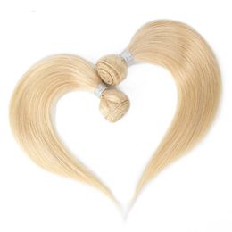 new year 613 bleach blonde Colour straight hair weft unprocessed brazilian human hair extension 1226 inch hair weave 300gr bundles