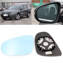 For Volkswagen Bora big vision blue mirror anti car rearview mirror heating modified wide-angle reflective reversing