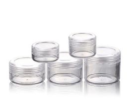 Free Shipping 5000pcs 3g Transparent clear Cream Jar,3ml Clear Plastic jar, empty cosmetic containers SN2602