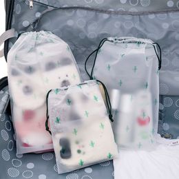 Transparent Scrub Makeup Bag Cosmetic Organizer Travel Women Zipper Make Up Bath Storage Pouch Case Toiletry Wash Beauty Kit