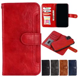 20 pcs Mixed Sale 2in1 Retro PU Leather Phone Case for iPhone 11 Pro X XR XS Max 6 7 8 and Samsung Note 8 9 10 Pro S8 S9 S10 Plus