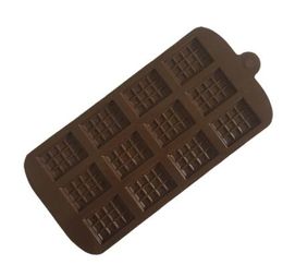 Silicone Waffle Mould Fondant Moulds DIY Chocolate Bar Mould Cake Decoration Tools Kitchen Baking Accessories