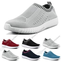 Best selling large size women's shoes flying women sneakers one foot breathable lightweight casual sports shoes running shoes Forty-two