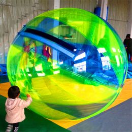 Free Shipping 2.5m Hot Selling Roll Inside Inflatable Water Walking Ball Inflatable Human Zorb Hamster Balloon Running Water Bubble Ball