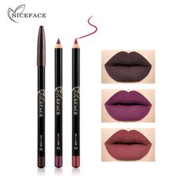 12 Colors Brand Lip Pencils Matte Lipliner Pencil Waterproof Makeup Lips 2018 Matte Lipstick Lip Liner Pen Smooth Nude DHL 600pcs/lot