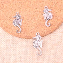 80pcs Charms hippocampus seahorse 29*12mm Antique Making pendant fit,Vintage Tibetan Silver,DIY Handmade Jewellery