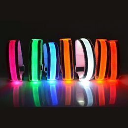 1PC LED Reflector Arm Armband Strap Safety Belt Reflective for Night Sports Running Cycling Band Wristband Bracelet