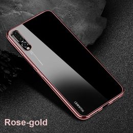30pcs Huawei Mate 20 Pro Ultra Slim Soft TPU Cover with Protective Electroplated Plating Edge Flexible Thin Case Compatible for Huawei P20