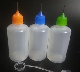 PE Needle Bottle Empty E Liquid Bottle Dropper Bottles for eGo atomizer refiller 50ml plastic bottles