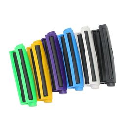Colorful Plastic Cone Shape 110MM Roll Manual Machine Easy Rolling Tobacco Cigarette Smoking Tool Portable High Quality Wholesale DHL